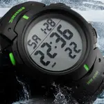SKMEI 1068 Exclusive Digital Waterproof Sporty Men's Watch – Dial Color: Black, Strap Color: Green  – Thumbnail 3