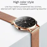 OLEVS 5190 Women Steel Mesh Quartz Luxury Popular Dress Lady Beautiful Watch – Dial Color: Black, Strap Color:  Brown  – Thumbnail 2