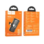 HOCO J116 5000mAh Cool Fast Charging Mini Pocket Power Bank – Color: Black – Thumbnail 3
