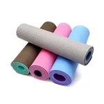 72" long 24" Wide Non Slip Exercise & Fitness Yoga Mat 6mm – Thumbnail 2