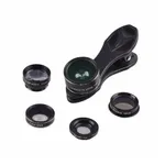 Apexel 5 in 1 HD Macro Lens+2X Telephoto Lens+CPL Mobile Phone Lens KIT  – Thumbnail 1
