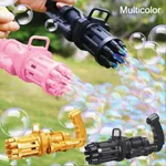 Summer kids Bubble Gun Toys Automatic Soap Water For Children Indoor Outdoor Toys – Thumbnail 2