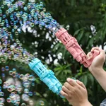 Summer kids Bubble Gun Toys Automatic Soap Water For Children Indoor Outdoor Toys – Thumbnail 1