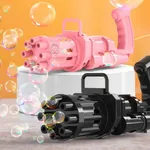 Summer kids Bubble Gun Toys Automatic Soap Water For Children Indoor Outdoor Toys – Thumbnail 5