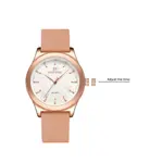 Naviforce NF5051 Comfortable Silicone Quartz Casual Fashion Women's Watch – Dial Color: White, Strap Color: Rose Gold – Thumbnail 3