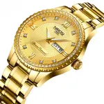 Nibosi 2315 High Quality Stainless Steel Waterproof Women's Watch – Dial Color: Gold, Strap Color: Gold – Thumbnail 2