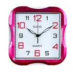 Ajina Turban Versatile Decor SQ Curve Wall Clock – Color: Pink – Thumbnail 1
