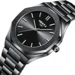 Nibosi 2520 Polygon Waterproof & Stainless Steel Strap Men's Watch – Dial Color: Blue, Strap Color: Silver – Thumbnail 2