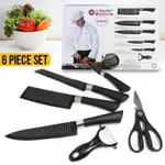 Zepter Premium Stainless Steel 6Pcs Set For Professional And Home Cooking Kitchen Knife – Thumbnail 4