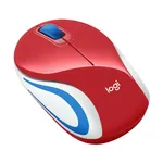 Logitech M187 Wireless MAC Support Extra-Small Mouse – Color: Red – Thumbnail 2