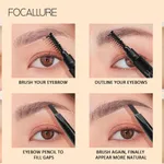Focallure Fa18 Waterproof & Long Lasting Auto Eyebrow Pencil 03 Black – Thumbnail 5