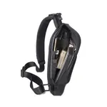 Bange BG-7312 Men Microfiber Leather Crossbody Chest Bag – Color: Black – Thumbnail 2