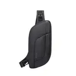 Bange BG-7312 Men Microfiber Leather Crossbody Chest Bag – Color: Black – Thumbnail 1