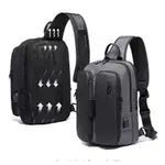 Bange BG-7079 Multi-compartment design Cross body Bag With USB Charging – Color: Gray – Thumbnail 2