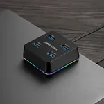 Yuanxin X-3205T Type-C Male to Quad USB Type-C Hub – Thumbnail 3