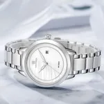 NAVIFORCE NF5008 Stainless Steel Analog Women's Watch – Dial Color: White, Strap Color: Silver – Thumbnail 4