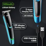 VGR V-183 Professional Rechargeable Hair Trimmer for Men – Thumbnail 4