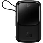Baseus Qpow Pro 10000mah 20W Digital Display Fast Charge Type-C Power Bank – Color: Black – Thumbnail 1