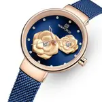 NAVIFORCE NF5013 Mesh Stainless Steel Analog Watch For Women – Dial Color: Blue, Strap Color: Blue – Thumbnail 2