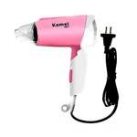 Kemei KM-6831 Essential Dry Care Foldable Hair Dryer for Women – Thumbnail 1