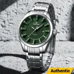 Naviforce 8032 Stainless Steel And Multifunction Waterproof Men's Watch – Dial Color: Green, Strap Color: Silver – Thumbnail 2