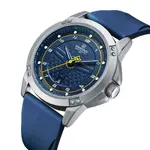 Naviforce NF8031 Lightweight Comfortable Silicone Band Simple Sports Men's Watch – Dial Color: Blue, Strap Color: Blue – Thumbnail 3