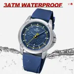 Naviforce NF8031 Lightweight Comfortable Silicone Band Simple Sports Men's Watch – Dial Color: Blue, Strap Color: Blue – Thumbnail 4