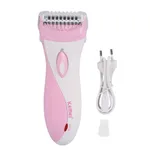 Kemei KM-3018 Rechargeable Stainless Steel Blade Lady Epilator – Color: Pink – Thumbnail 3