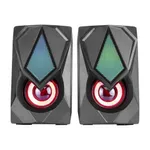 Xtrike Me SK-402 2.0 Channel Stereo RGB Gaming Speaker – Color: Black – Thumbnail 1
