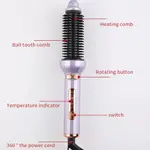 Automatic Rotating Tourmaline Ceramic Curling Iron Wand Hair Curler – Thumbnail 2