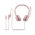 Logitech H390 Stereo USB Headset with Microphone – Color: Pink – Thumbnail 2