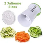  LMETJMA KC0335 Heavy Duty Spiralizer Vegetable Slicer Vegetable Spiral Slicer Cutter Zucchini Pasta Noodle Spaghetti Maker  – Thumbnail 3