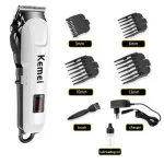 Kemei KM-809A Digital Electric Rechargeable Professional Hair Clipper Trimmer – Thumbnail 3