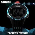 SKMEI 1219 Digital Stylish Silicone Strap Sporty Men's Watch – Dial Color: Black, Strap Color: Blue – Thumbnail 3