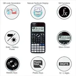 SAMS FX-991EXs Scientific Calculator 552 Functions/Solar & Battery – Thumbnail 2