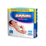 Supermom Belt Diaper 4-8 kg For Comfort System Baby Diaper – Quantity: 60 pcs – Thumbnail 1