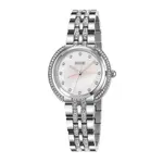 Skmei 1979 Analog Quartz Luxury Stainless Steel Strap Special Women Wrist Watches – Dial Color: Silver, Strap Color: Silver – Thumbnail 1