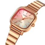 SKMEI 2190 Stainless Steel Strap Rainbow dial women wristwatch – Dial Color: Brown, Strap Color:  Brown  – Thumbnail 2