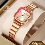 SKMEI 2190 Stainless Steel Strap Rainbow dial women wristwatch – Dial Color: Brown, Strap Color:  Brown  – Thumbnail 4