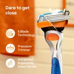 Gillette Fusion-5 Manual Blade For Perfect Shaving Razor – Thumbnail 3