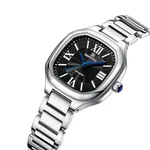 NAVIFORCE NF5042 Waterproof Stainless Steel Women's Watch – Dial Color: Black, Strap Color: Silver – Thumbnail 2