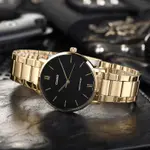 Casio MTP-VT01D-2BUDF Enticer Men's Analog Stainless Steel Chain Wristwatch – Dial Color: Black, Strap Color: Gold – Thumbnail 3