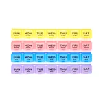 28 Days or 4 Weeks Homesoul Medicine Organizer Reminder Storage Box – Thumbnail 1