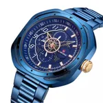 Naviforce NF9141 Luxury Stainless Steel Chronograph Men's Watch  – Dial Color: Blue, Strap Color: Blue – Thumbnail 2