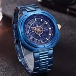 Naviforce NF9141 Luxury Stainless Steel Chronograph Men's Watch  – Dial Color: Blue, Strap Color: Blue – Thumbnail 3