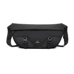Ozuko 9529 Waterproof New Stylish Designer Waist Bag for Sports & Travel – Color: Black – Thumbnail 1