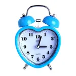 Love Retro Twin Bell Alarm Table Clock Multi Color – Color: Blue – Thumbnail 1