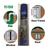 Sun Waterproof PU Foam Expanding Spray 750ml – Thumbnail 1