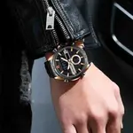 Curren 8384 Stainless Steel Dual Movement Men's Watch – Dial Color: Black, Strap Color: Black – Thumbnail 2