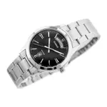 CASIO MTP-1381D-7AVDF ENTICER Stainless Steel Silver Chain Men's Water Resistant Watch – Dial Color: Black, Strap Color: Silver – Thumbnail 2
